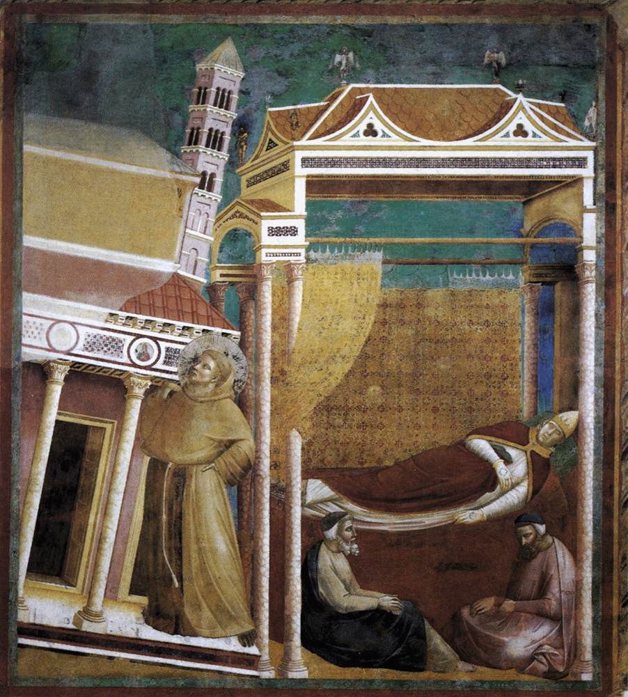 Légende de saint François : 6. Rêve d'Innocent III