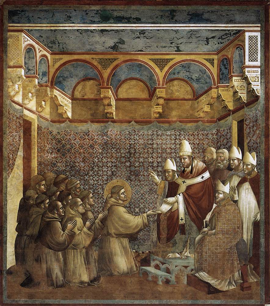 Légende de saint François : 7. Confirmation de la Règle