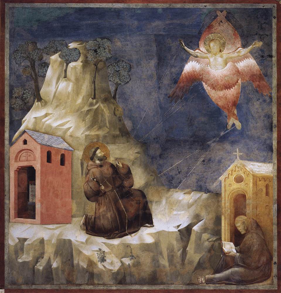 Légende de saint François : 19. Stigmatisation de saint François
