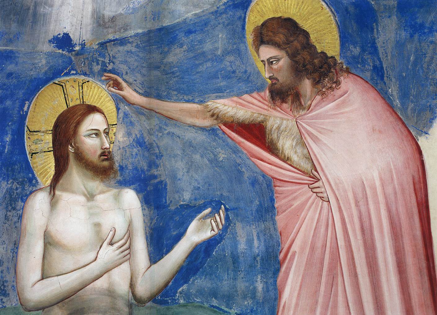 No. 23 Scènes de la vie du Christ : 7. Baptême du Christ (détail)