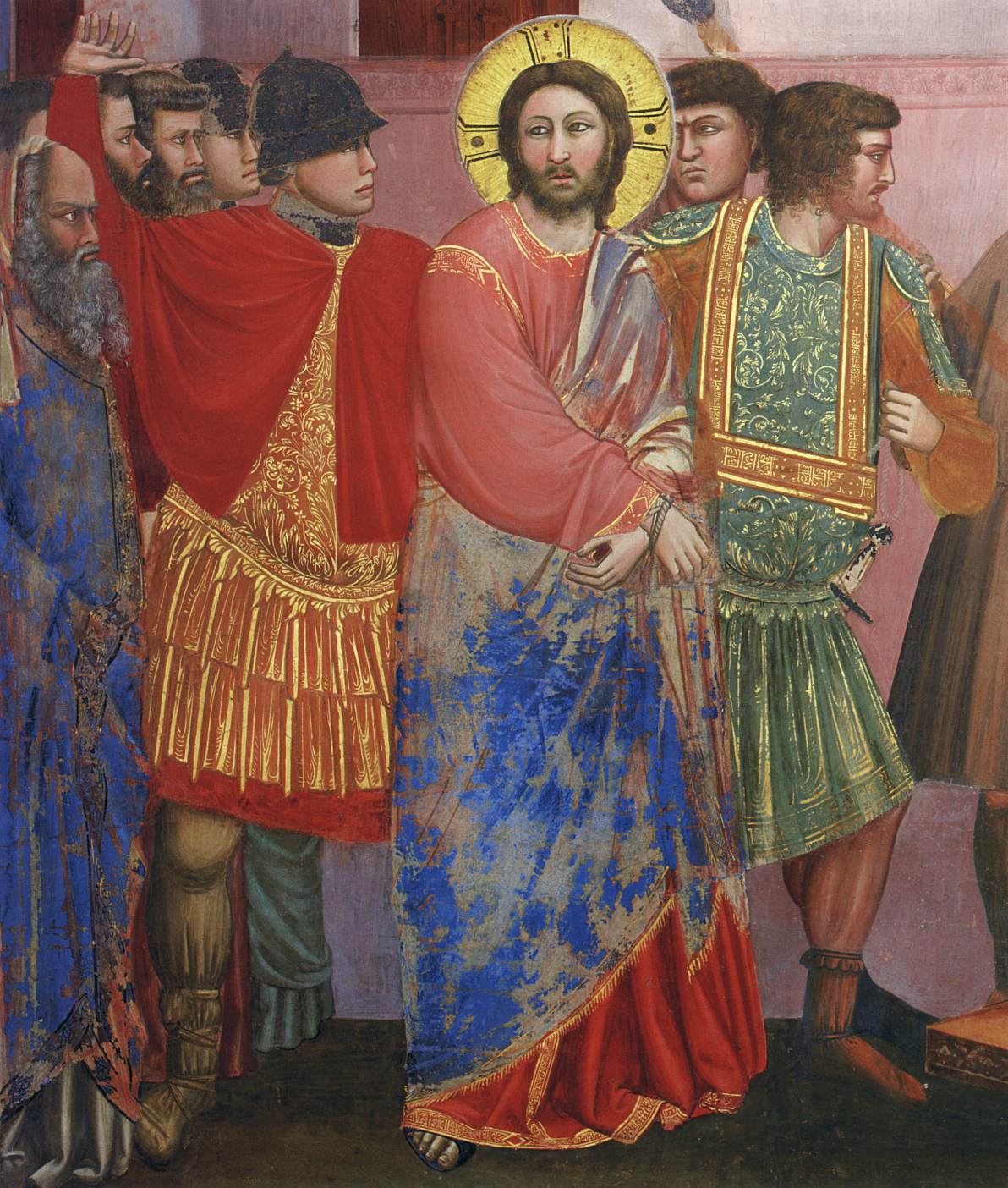 No. 32 Scènes de la vie du Christ : 16. Christ devant Caïphe (détail)