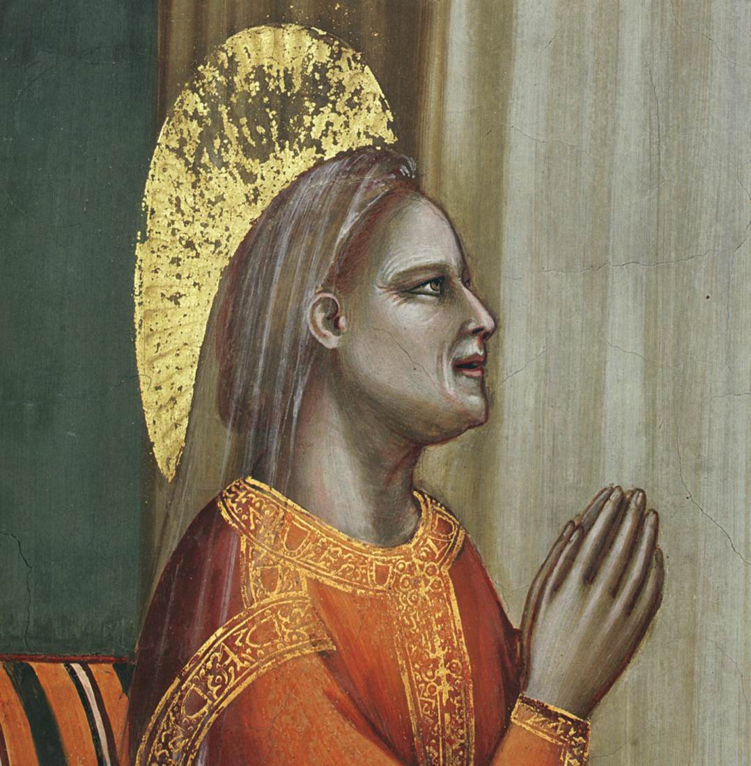 No. 3 Scènes de la vie de Joachim : 3. Annonciation à Sainte Anne (détail)