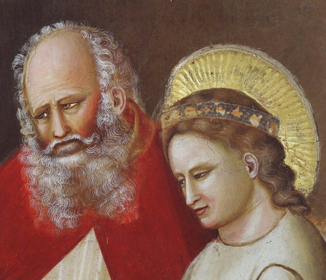 No. 11 Scènes de la vie de la Vierge : 5. Mariage de la Vierge (détail)