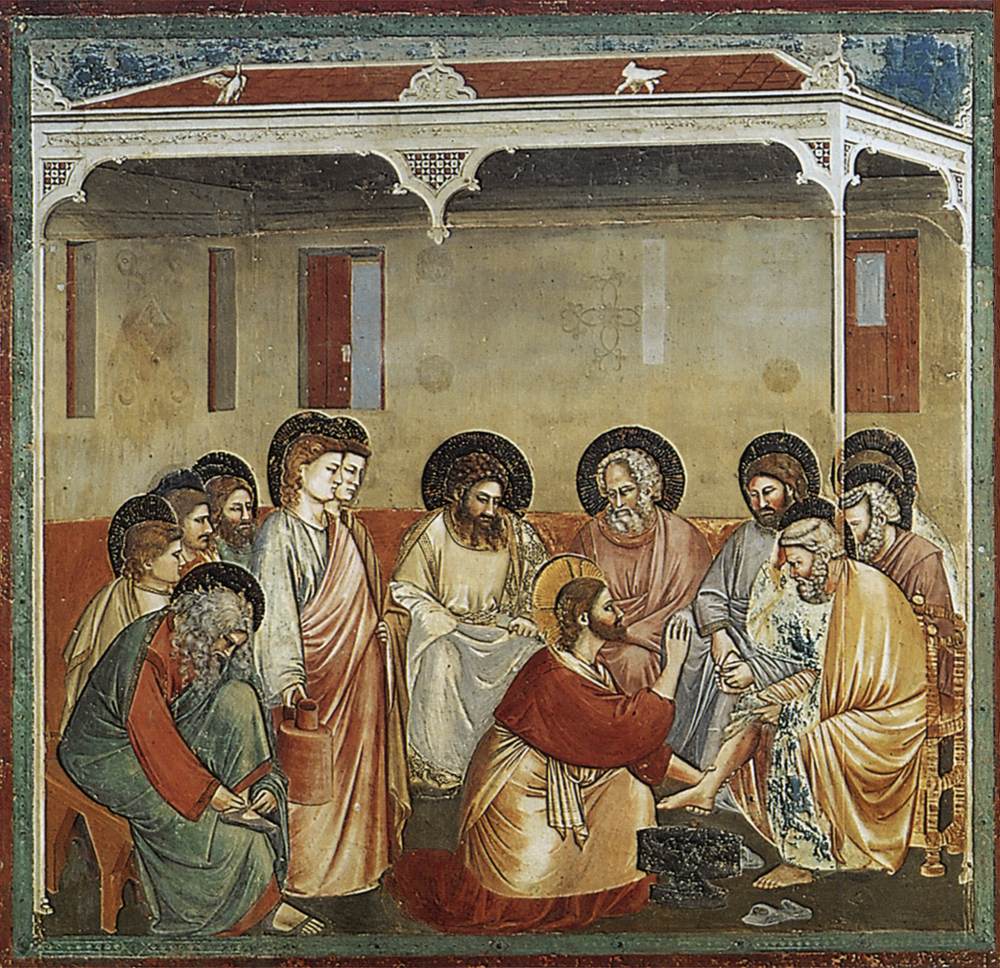 No. 30 Scènes de la vie du Christ : 14. Le Lavement des pieds (avant restauration)