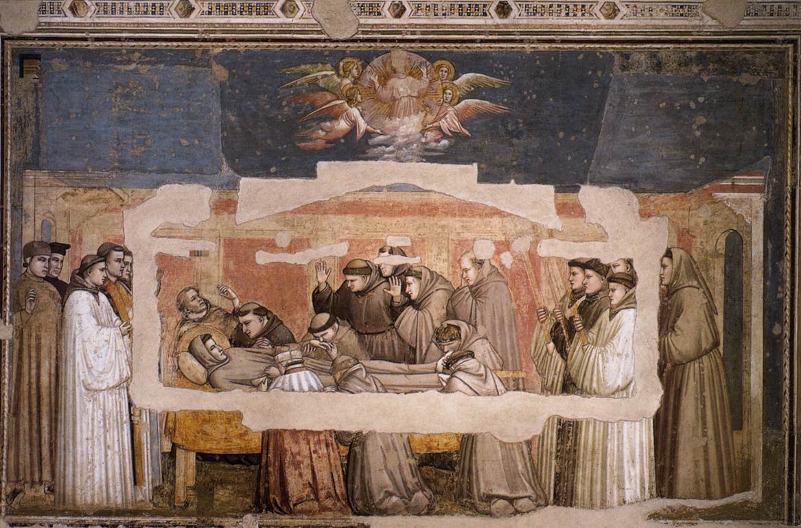 Scènes de la vie de saint François : 4. Mort et Ascension de saint François
