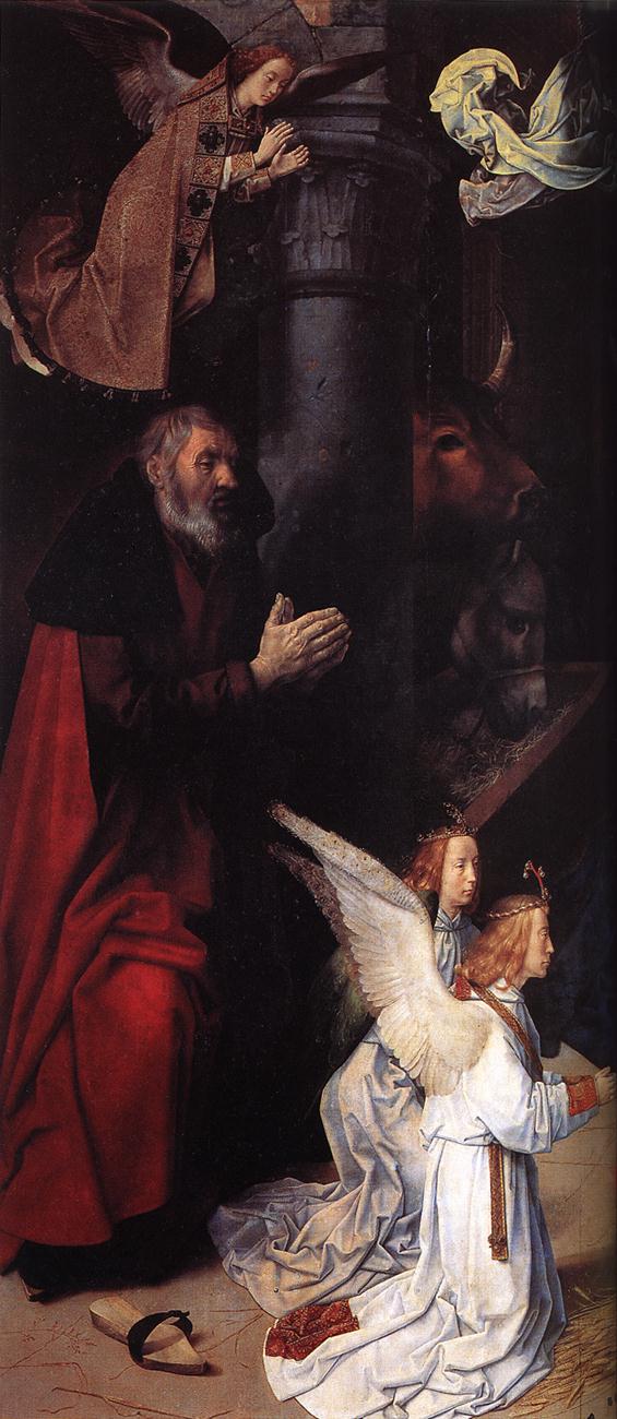 L'Adoration des bergers (détail)