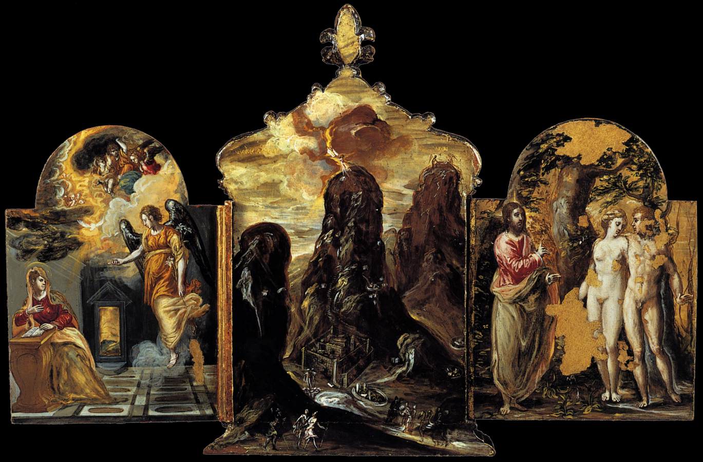 Triptyque de Modène (panneaux arrière)