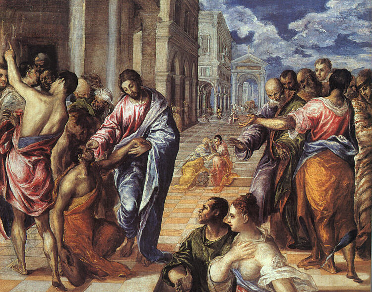 Le Christ guérissant les aveugles