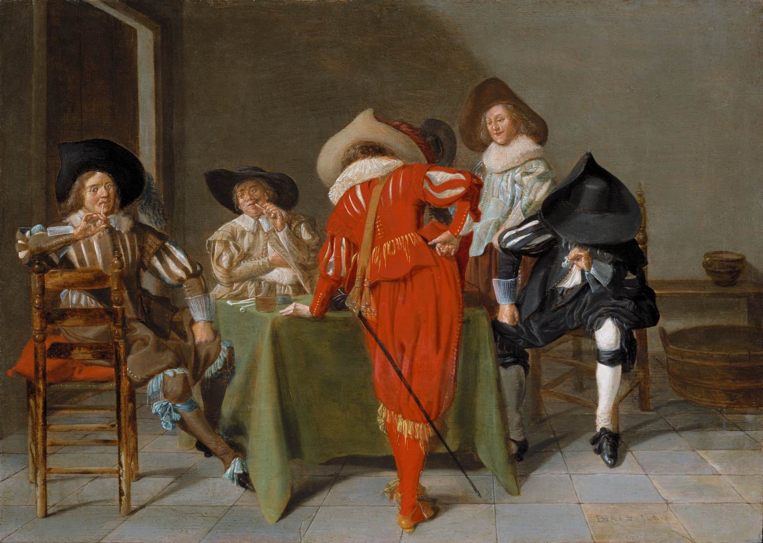 Intérieur avec personnages