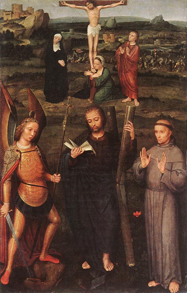 Archange saint Michel, saint André et saint François d'Assise