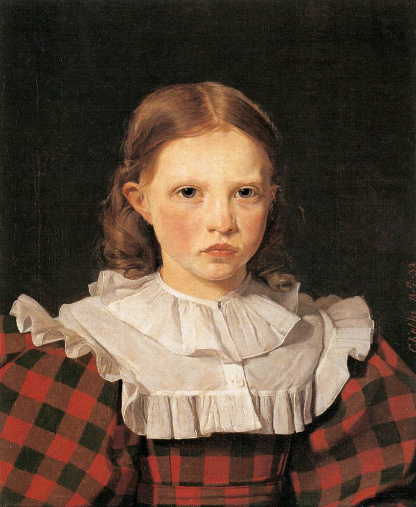 Portrait d'Adolphine Købke, sœur de l'artiste