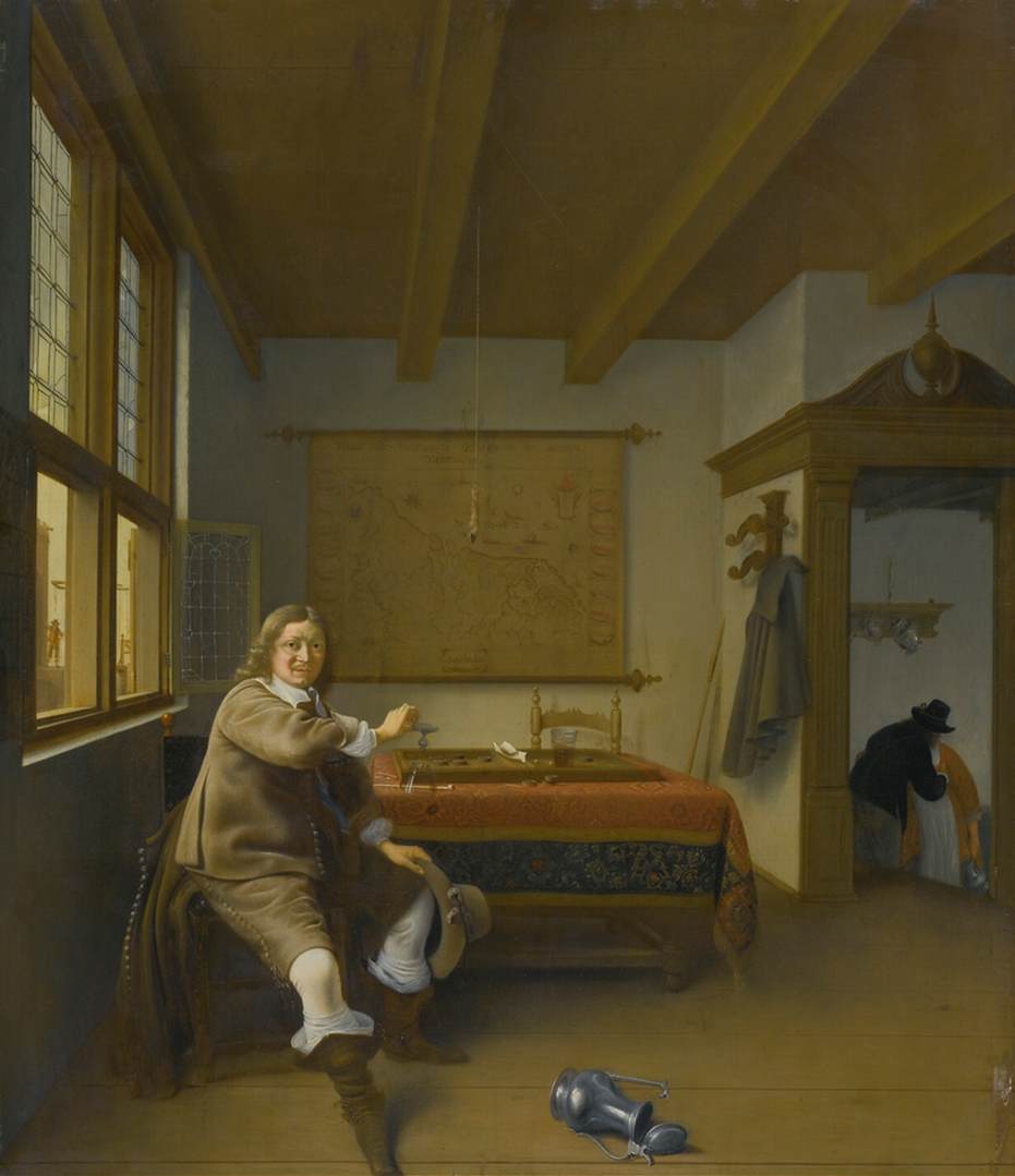 Homme dans un intérieur