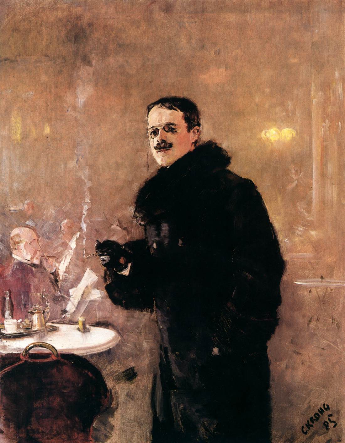 Portrait de l'artiste Gerhard Munthe