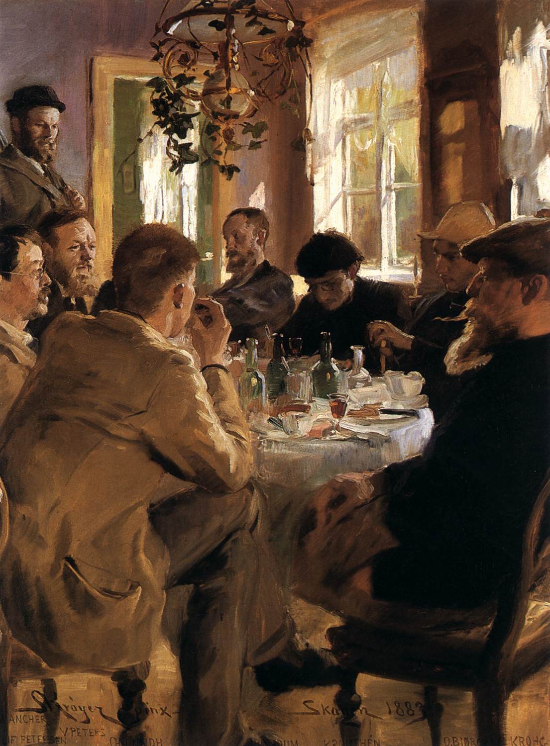 Artistes au petit-déjeuner