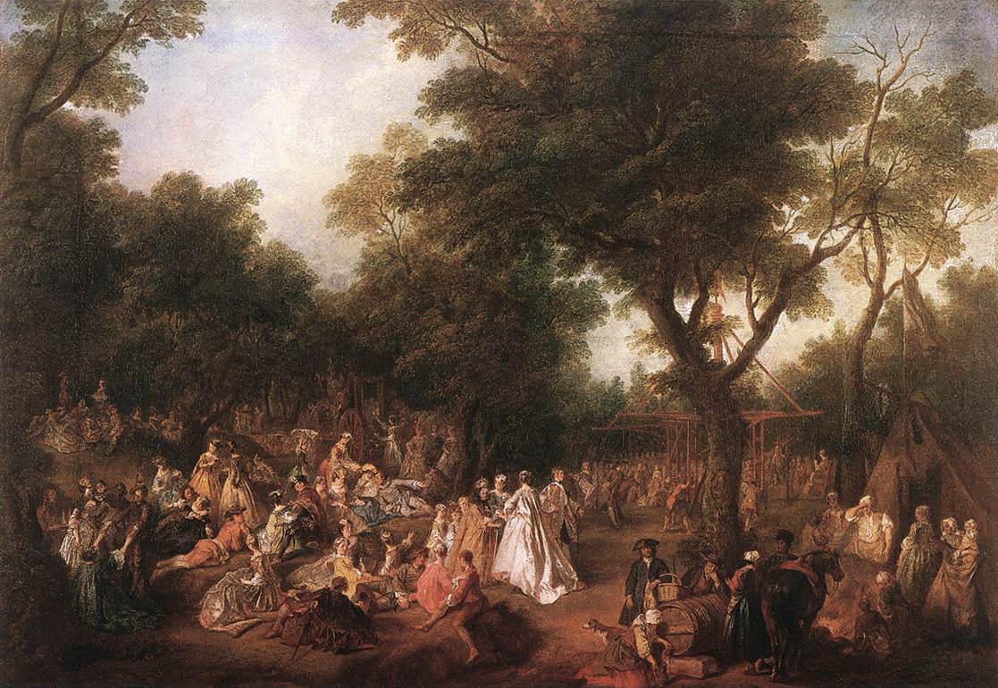 Fête dans un bois
