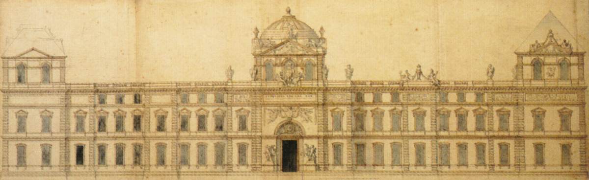 Projet pour la façade orientale du Louvre