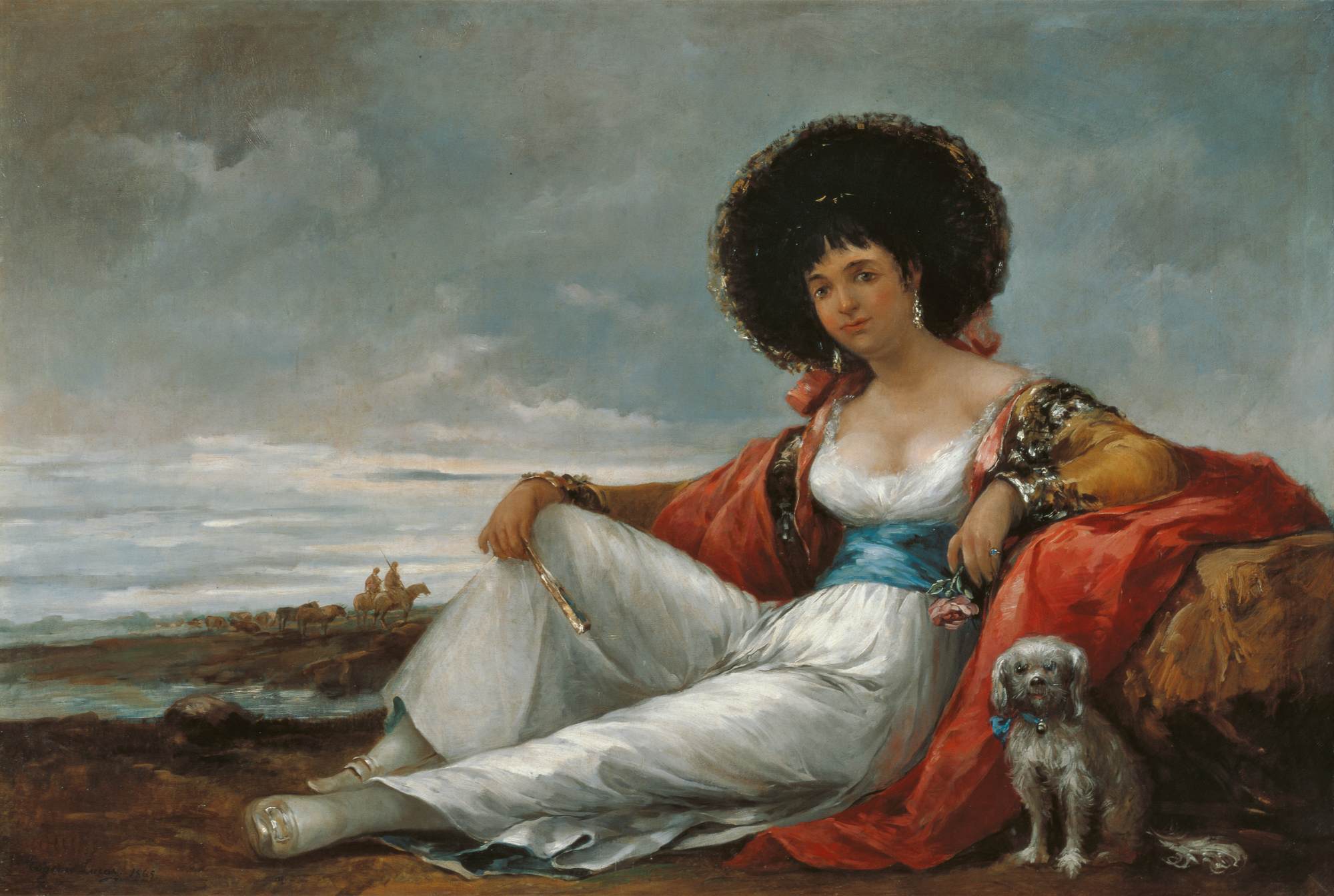 La Maja au petit chien