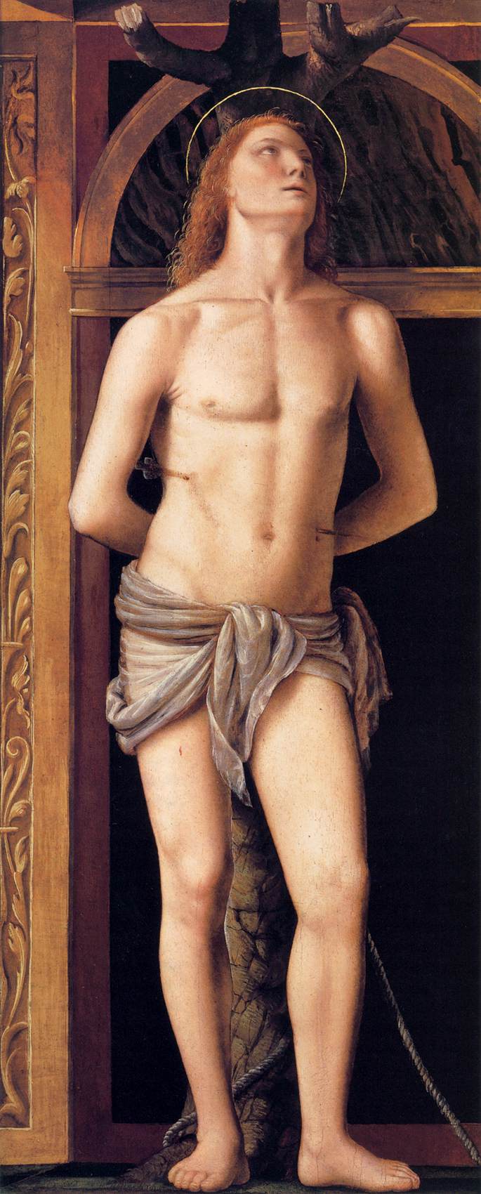 Saint Sébastien soigné par les pieuses femmes