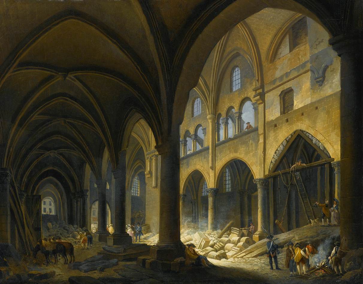 Démolition de l'église des Saints-Innocents, Paris