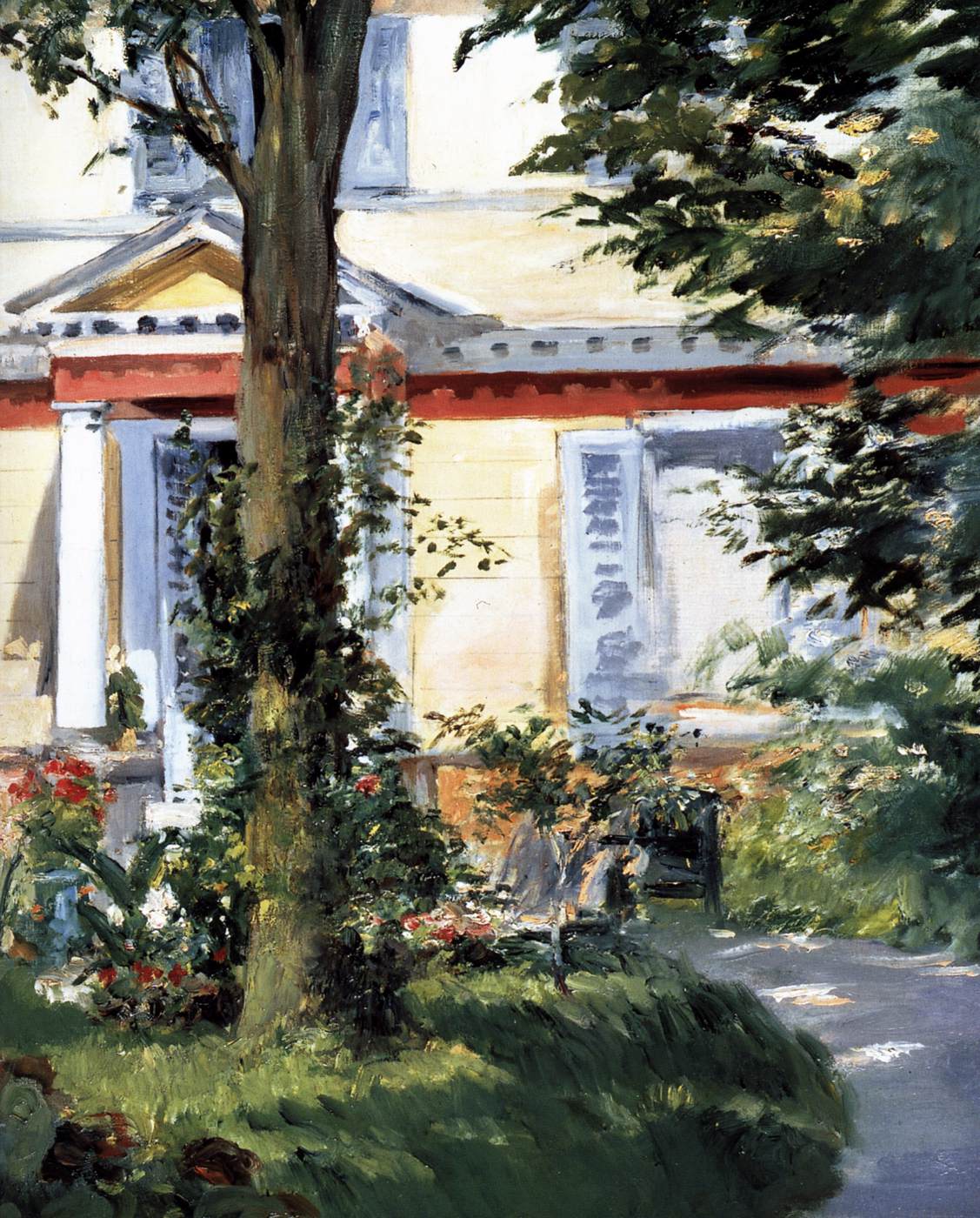 Maison de campagne à Rueil (détail)