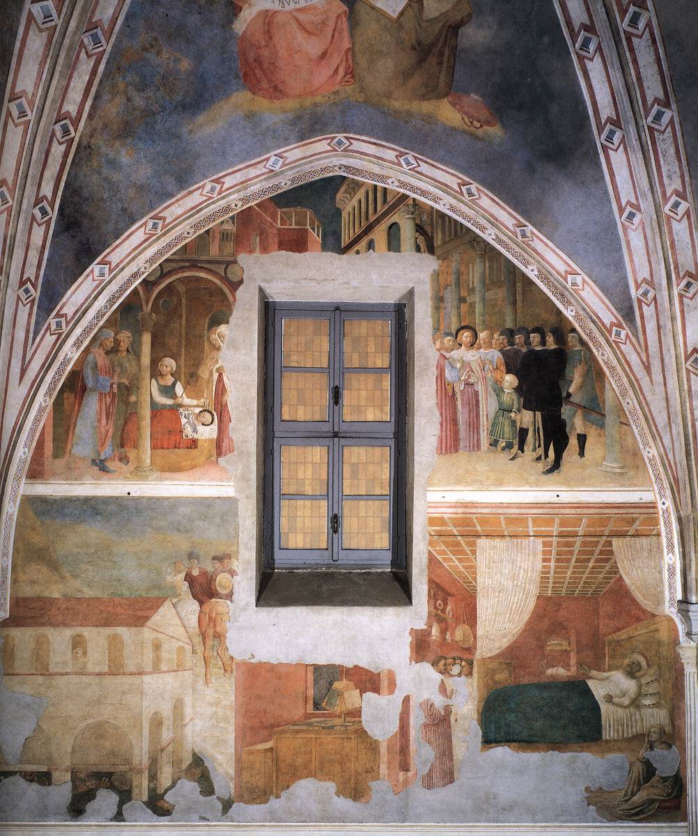 Scènes de la vie de Saint Ambroise (mur droit)
