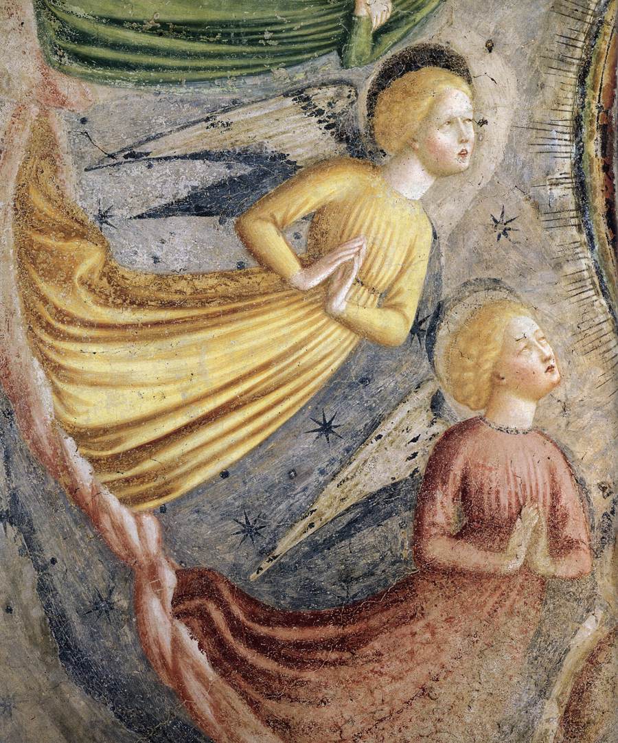 Dieu le Père entouré d'anges (détail)