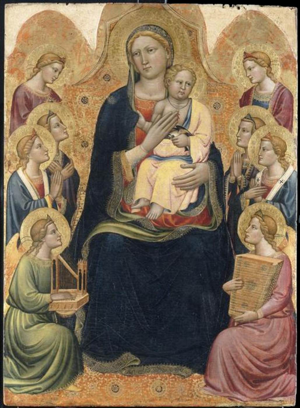 Vierge à l'Enfant avec huit anges