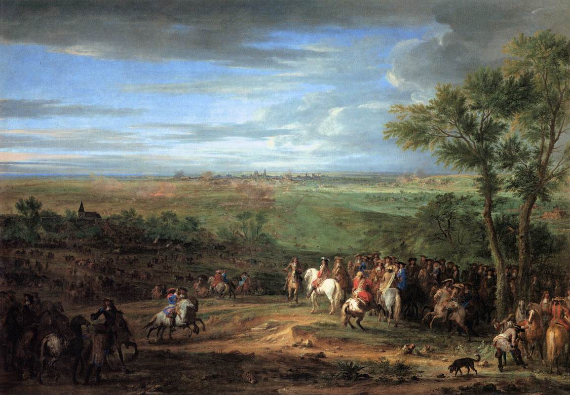 Louis XIV arrivant au camp devant Maastricht