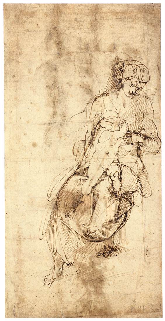 Vierge à l'Enfant (verso)