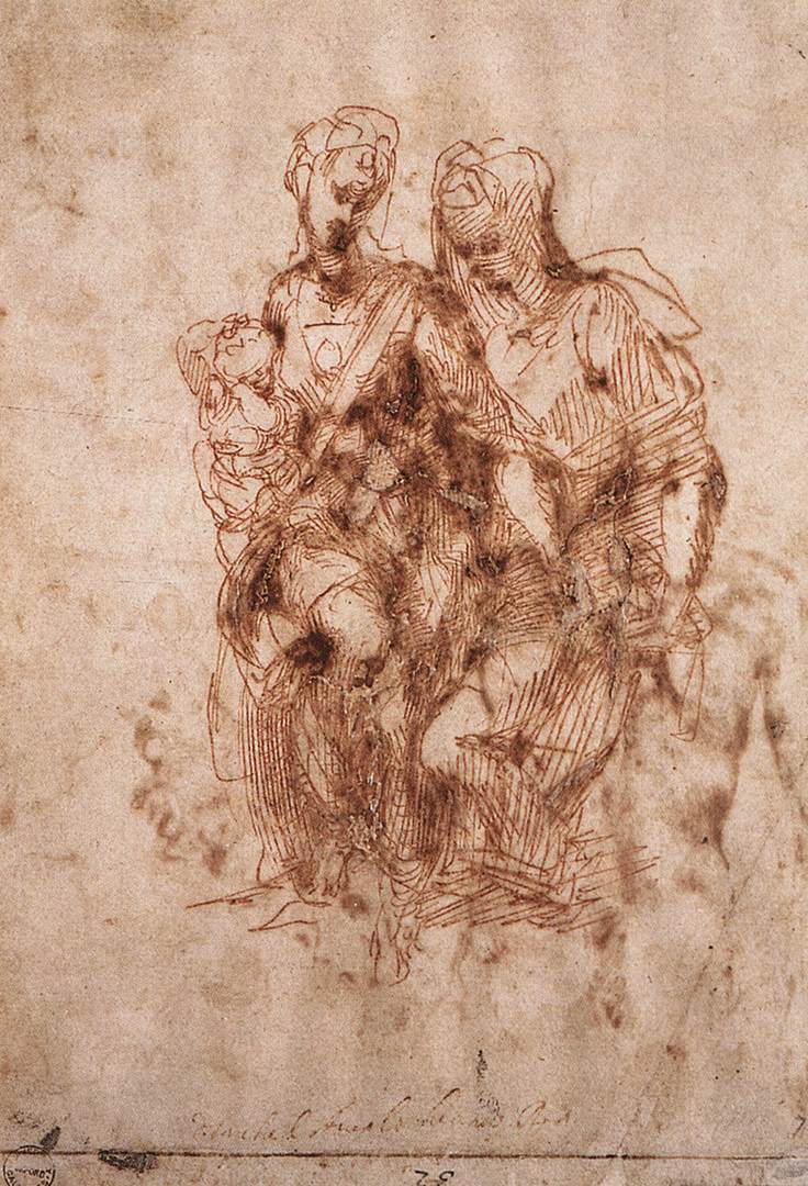 Sainte Anne, la Vierge et l'Enfant Jésus