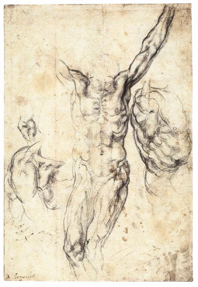 Études du Christ crucifié (recto)
