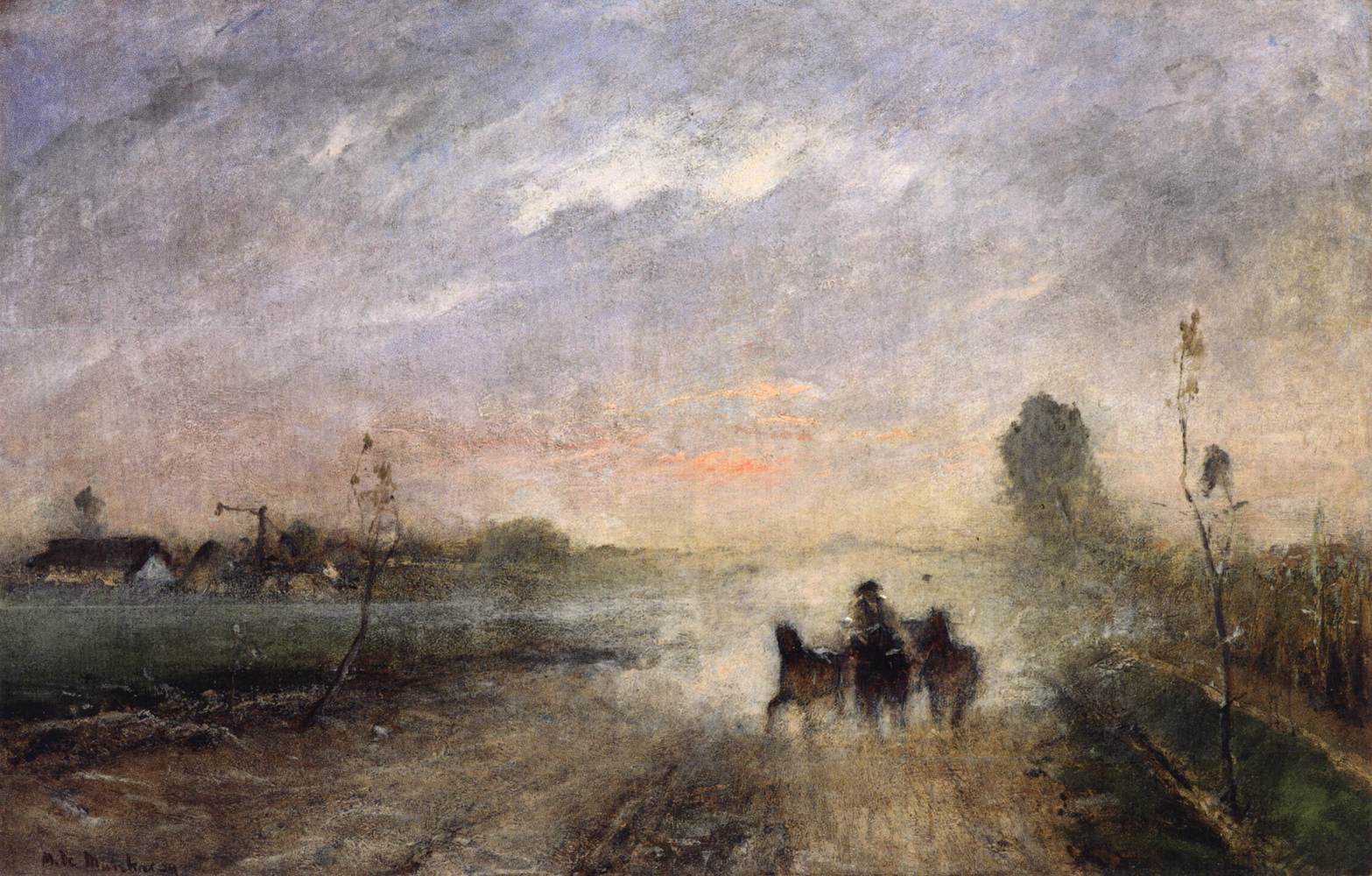 Chemin de campagne poussiéreux I