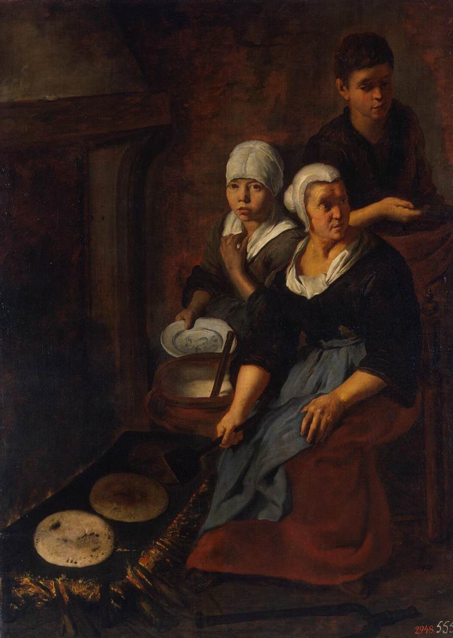 Cuisson de galettes