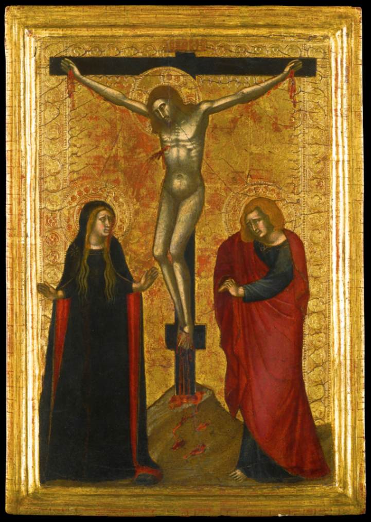 Crucifixion avec la Vierge Marie et Saint Jean l'Évangéliste