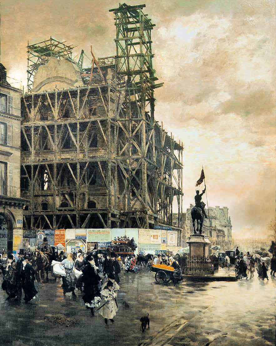 La place des Pyramides à Paris