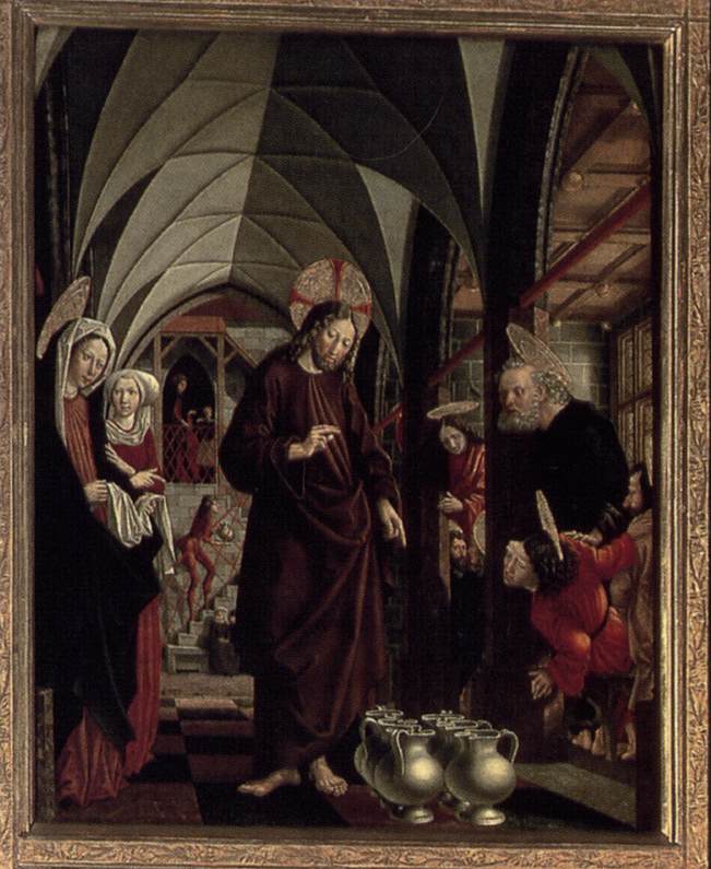 Retable de saint Wolfgang : Noces de Cana