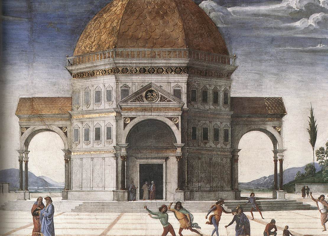 Le Christ remettant les clefs à saint Pierre (détail)