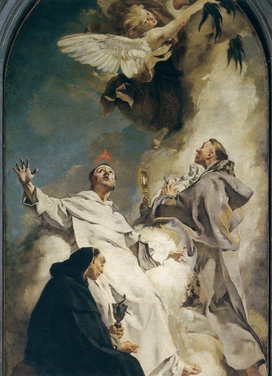 Trois saints dominicains (détail)