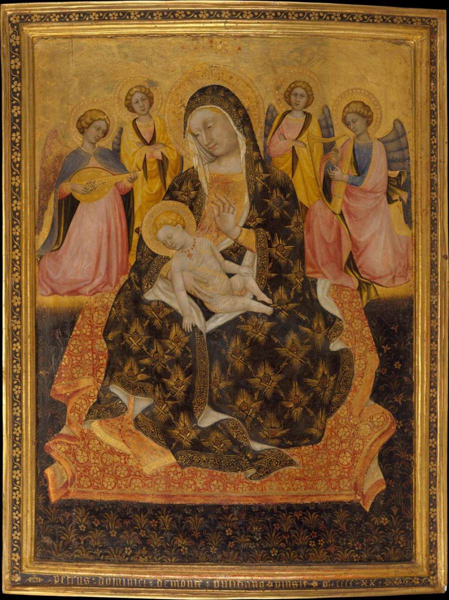 Vierge à l'Enfant avec des anges