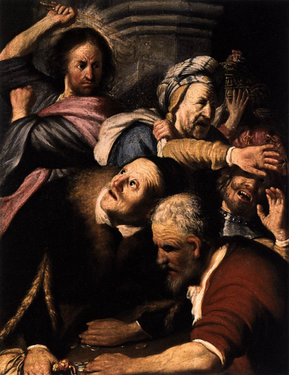 Le Christ chassant les changeurs du Temple