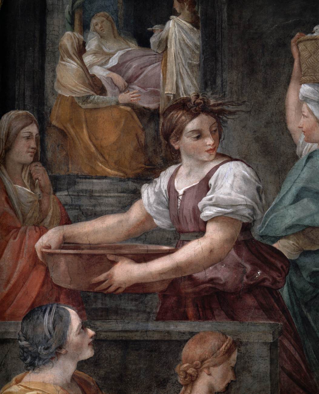 La naissance de la Vierge (détail)