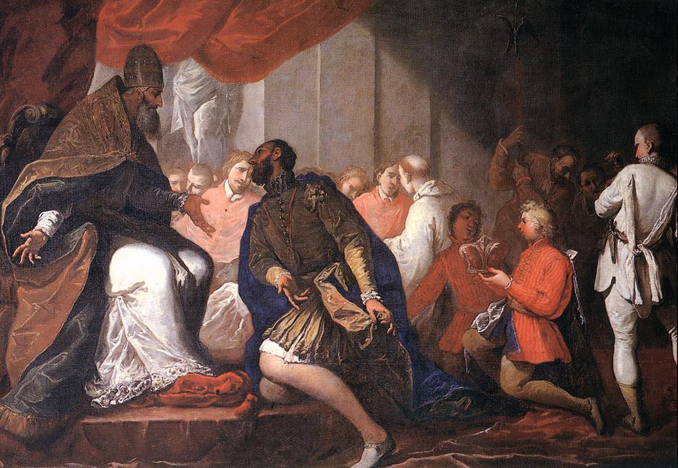 Paul III nommant son fils Pier Luigi duc de Plaisance et de Parme