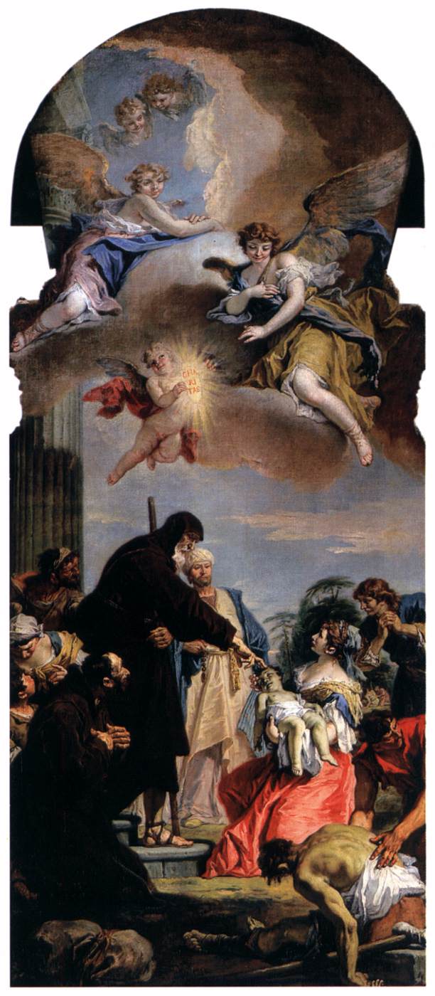 Saint François de Paule ressuscitant un enfant mort