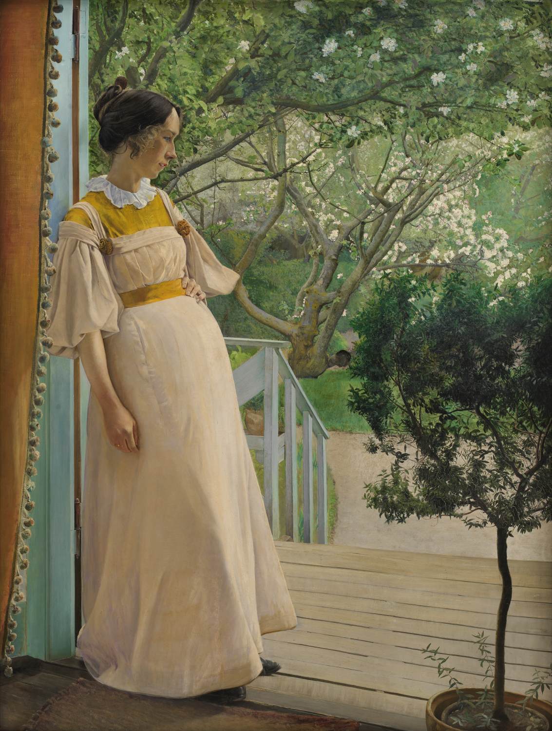 Aux fenêtres Françaises. L'épouse de l'artiste