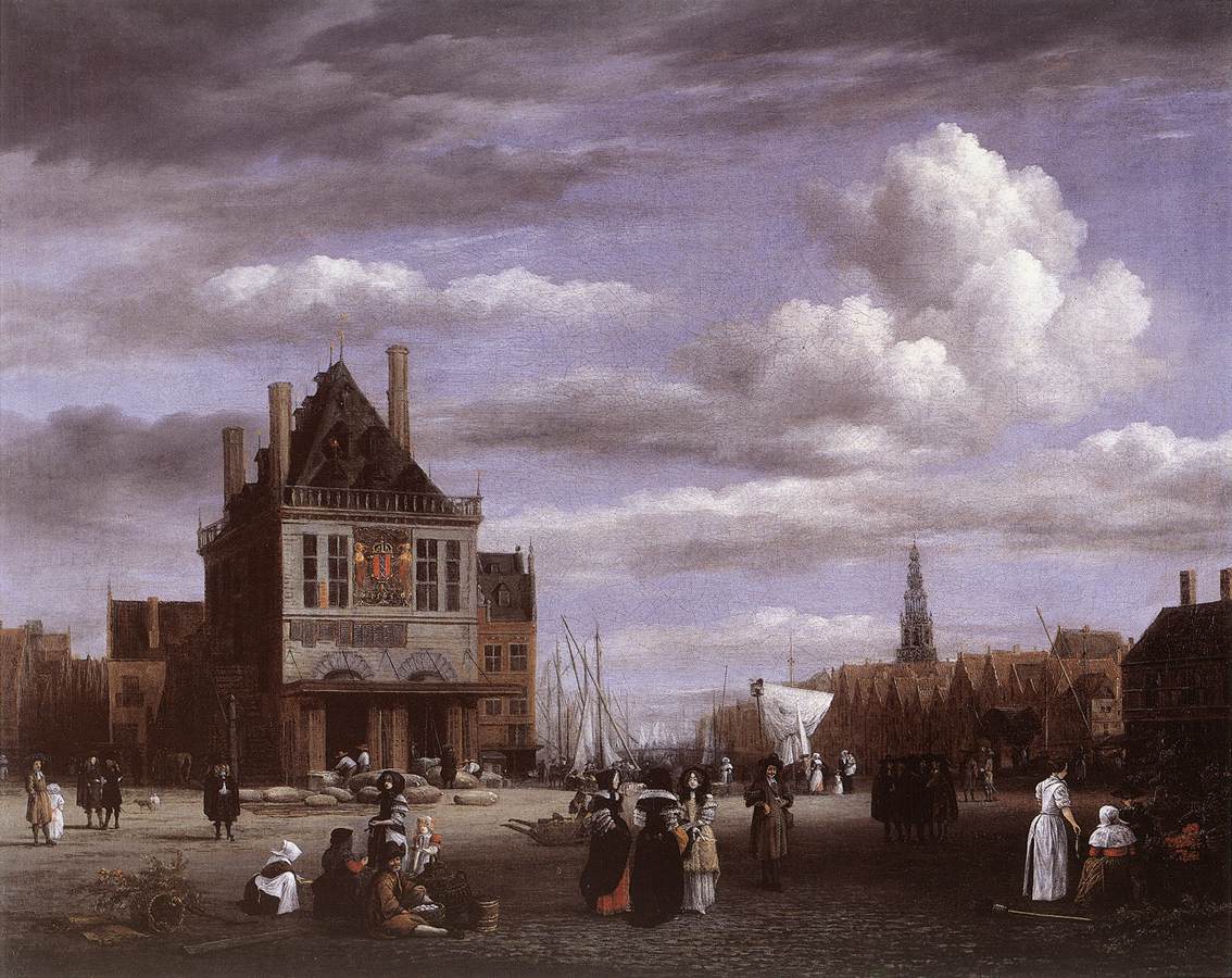 La place du Dam à Amsterdam