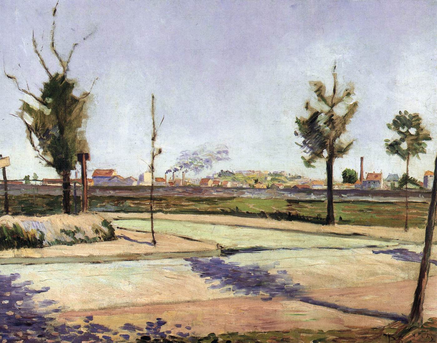 Environs de Paris : la route de Gennevilliers