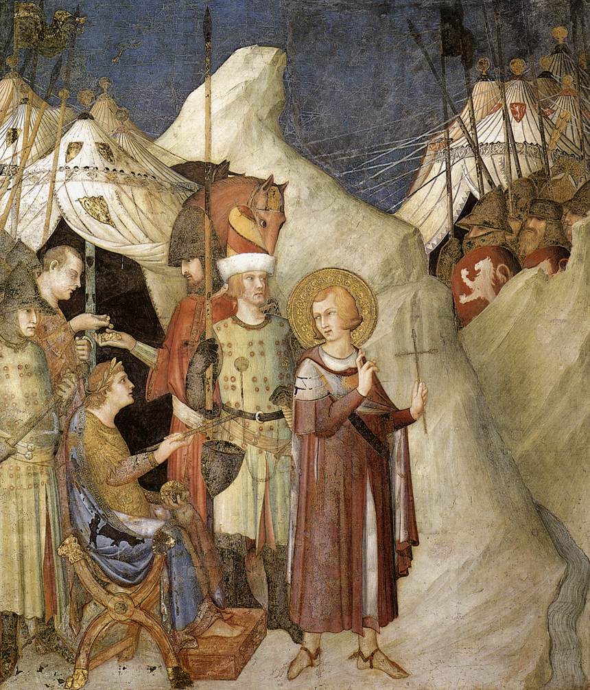 Saint Martin renonce à ses armes (scène 4)