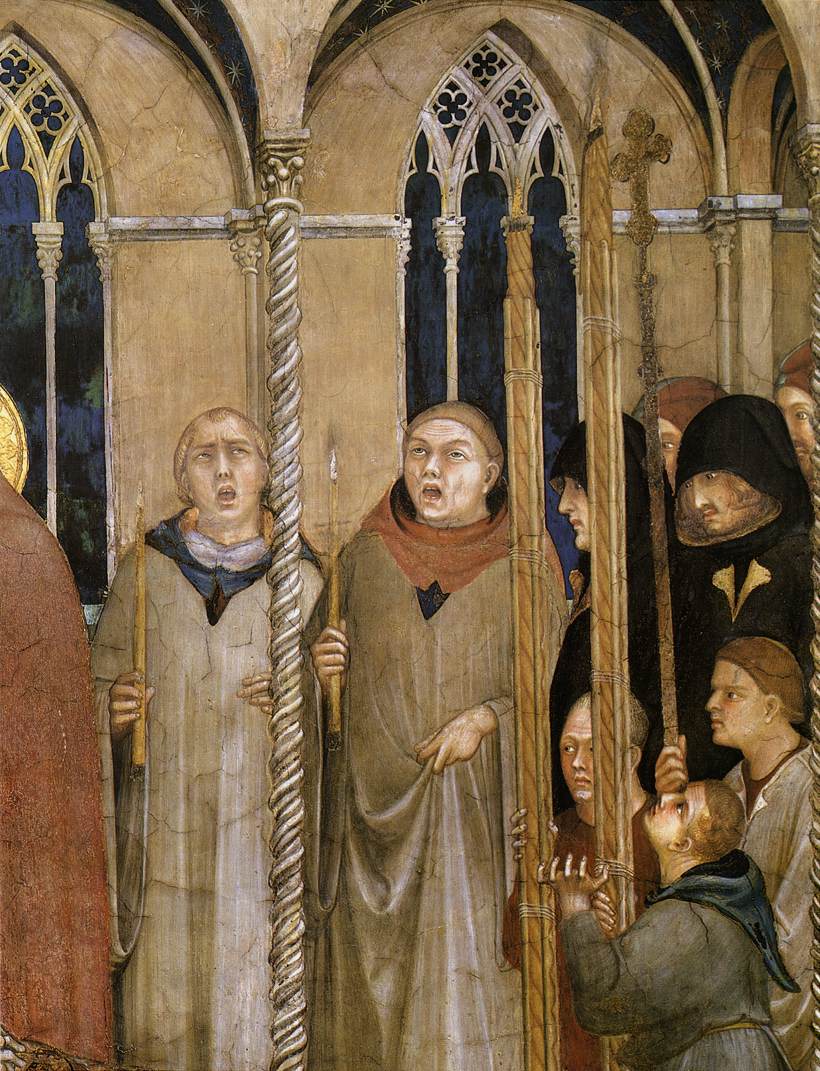 Enterrement de St Martin (détail)