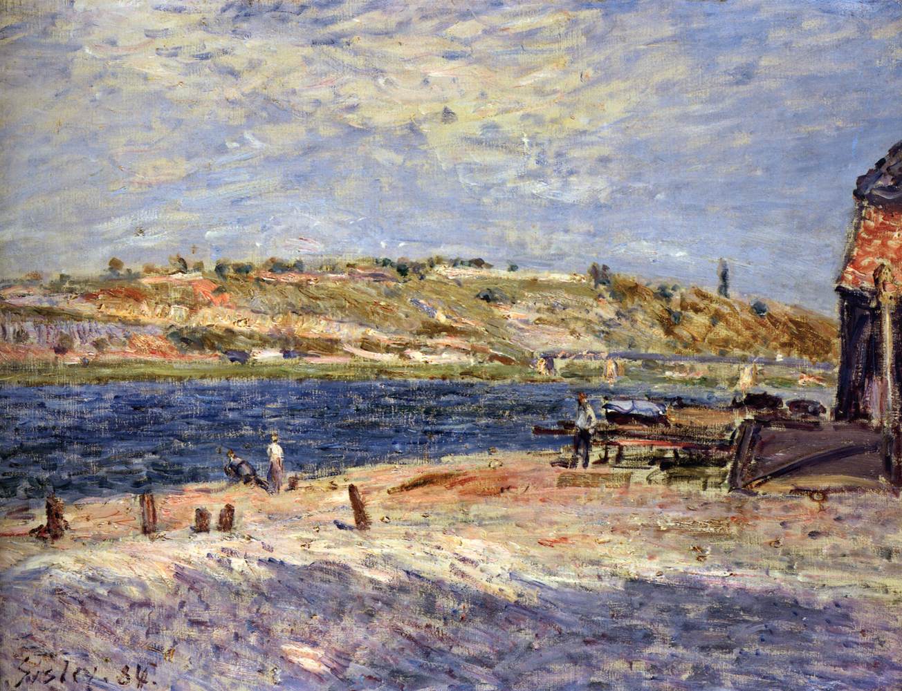 La rive à Saint-Mammes