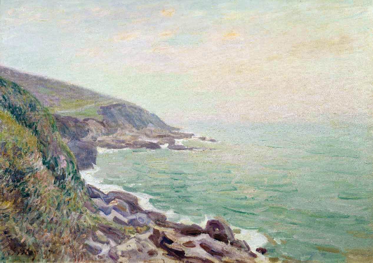 Sur les falaises de Langland Bay (Pays de Galles)